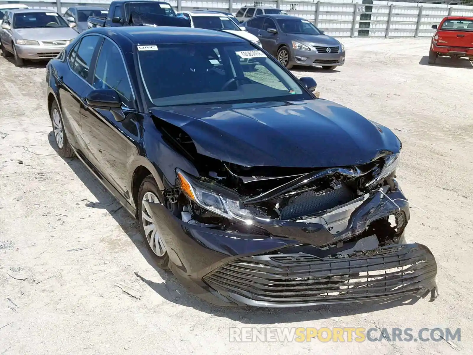 1 Photograph of a damaged car 4T1B11HK2KU685272 TOYOTA CAMRY 2019