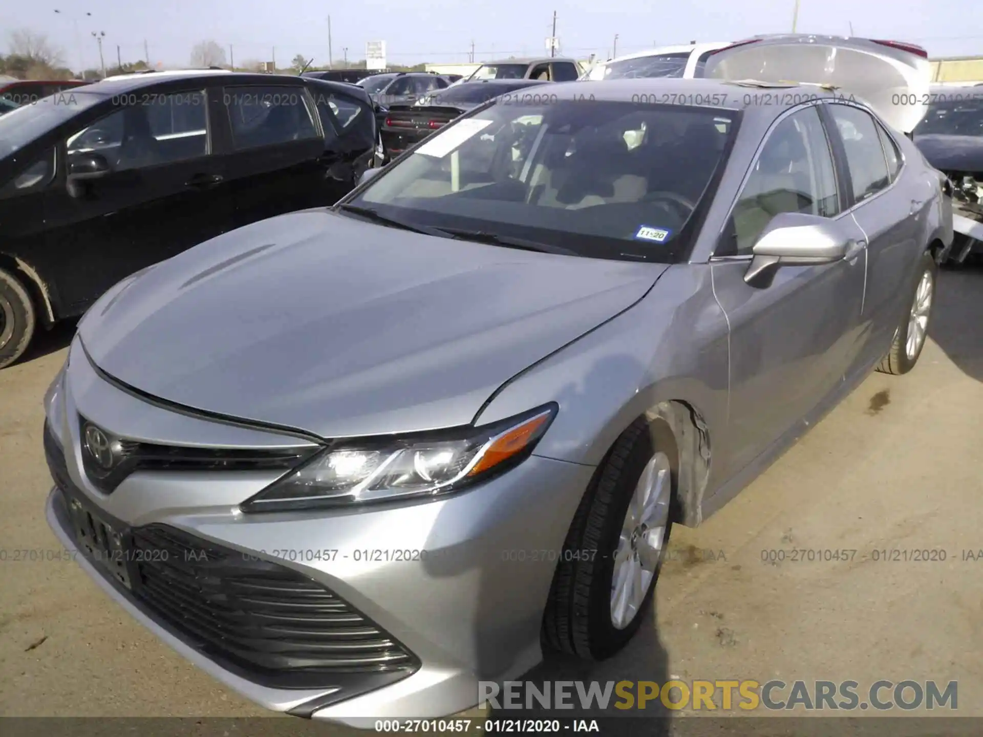 2 Photograph of a damaged car 4T1B11HK2KU686972 TOYOTA CAMRY 2019