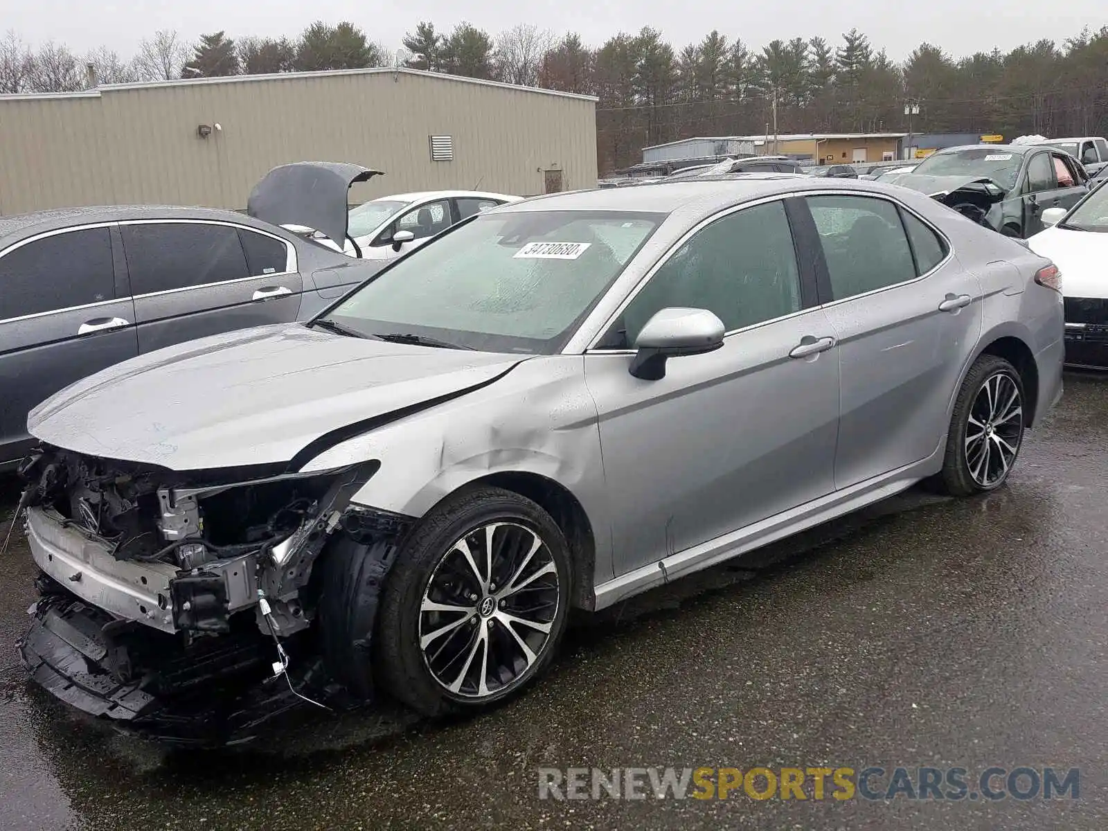 2 Photograph of a damaged car 4T1B11HK2KU687863 TOYOTA CAMRY 2019