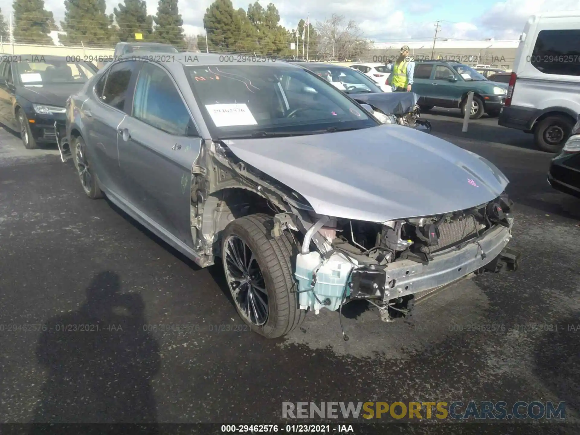 1 Photograph of a damaged car 4T1B11HK2KU689595 TOYOTA CAMRY 2019