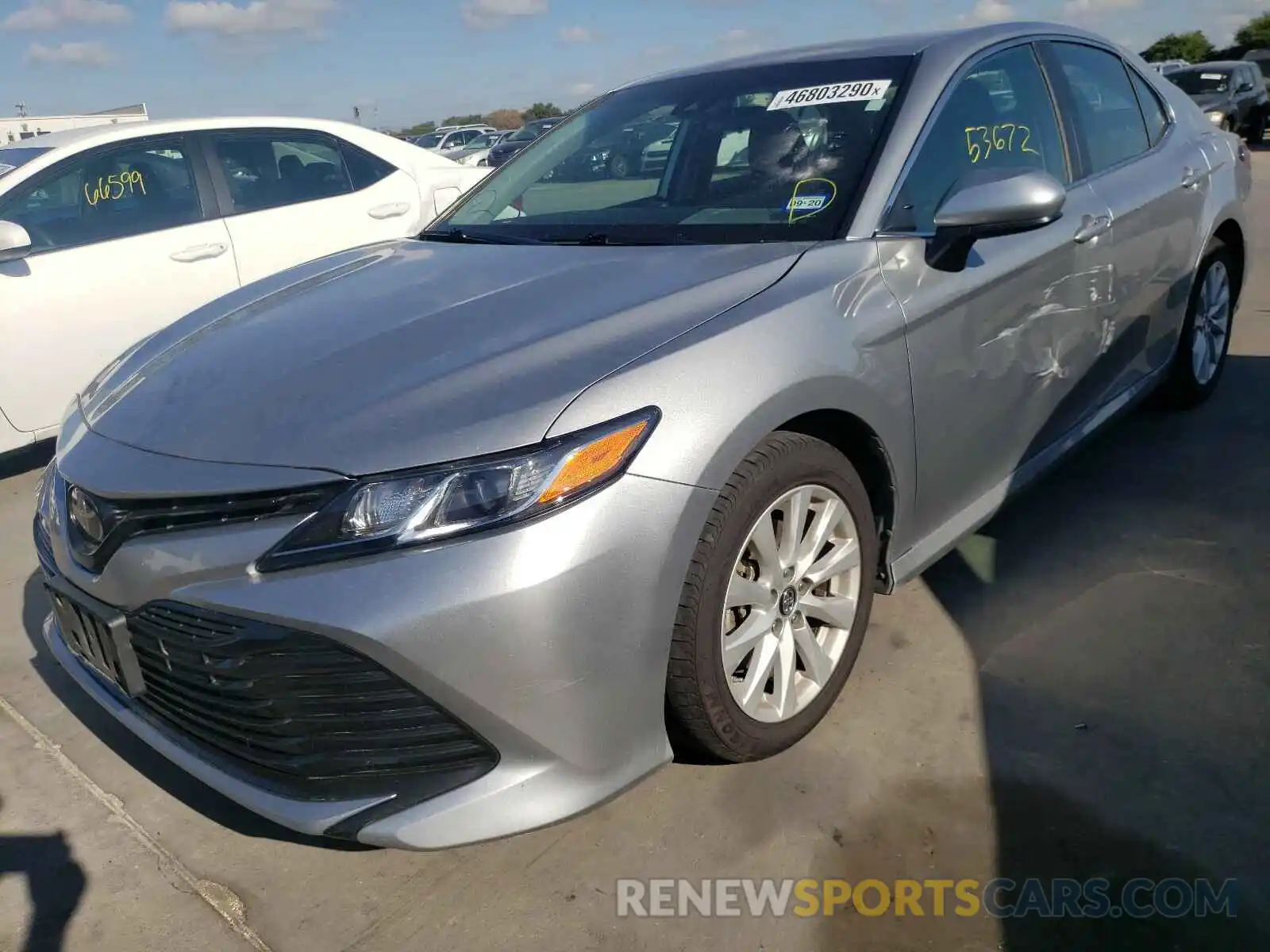 2 Photograph of a damaged car 4T1B11HK2KU689841 TOYOTA CAMRY 2019