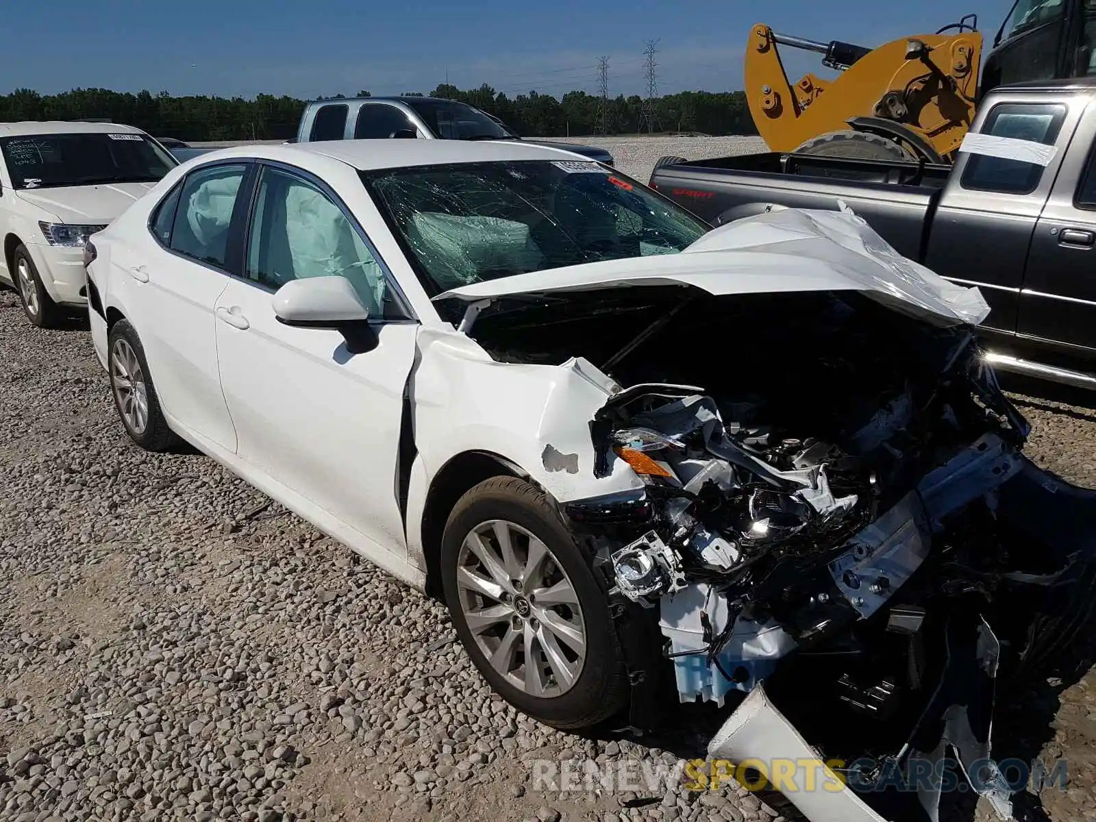 1 Photograph of a damaged car 4T1B11HK2KU690486 TOYOTA CAMRY 2019