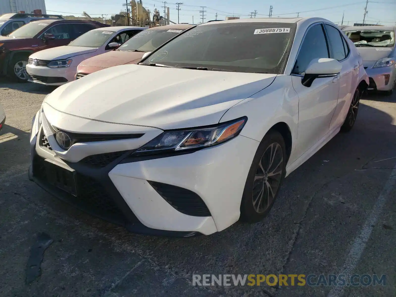 2 Photograph of a damaged car 4T1B11HK2KU691153 TOYOTA CAMRY 2019