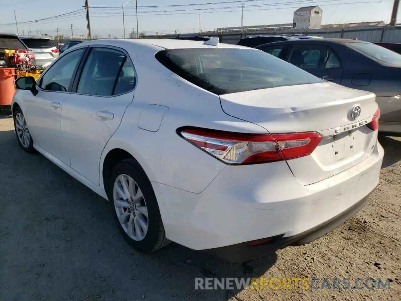 3 Photograph of a damaged car 4T1B11HK2KU691167 TOYOTA CAMRY 2019