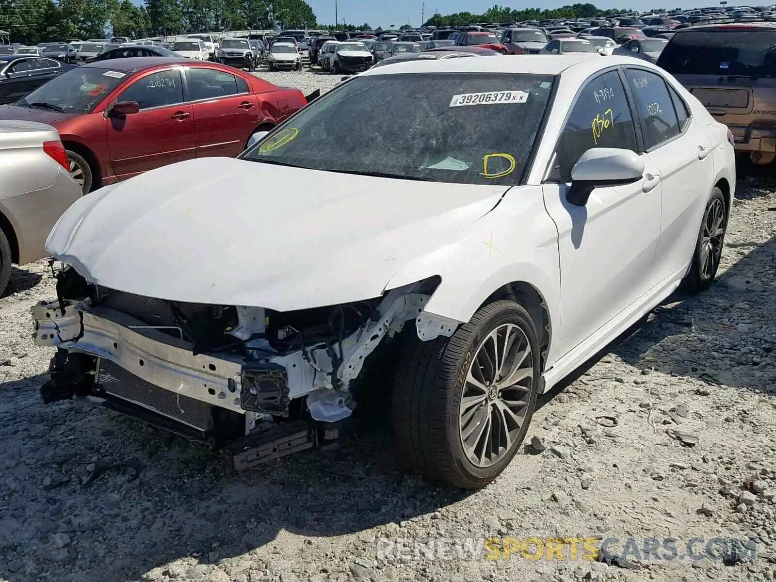 2 Photograph of a damaged car 4T1B11HK2KU692903 TOYOTA CAMRY 2019