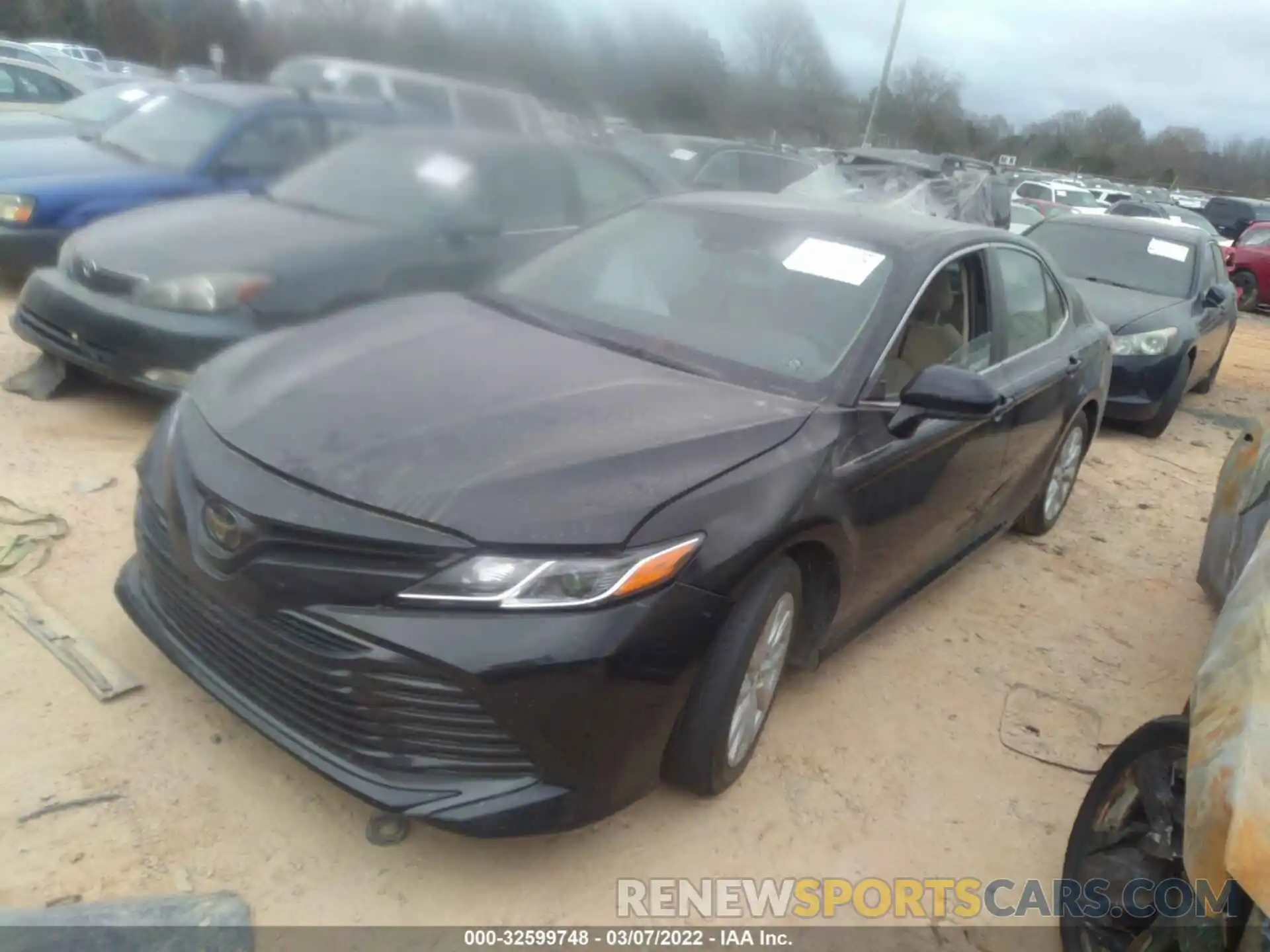 2 Photograph of a damaged car 4T1B11HK2KU696515 TOYOTA CAMRY 2019