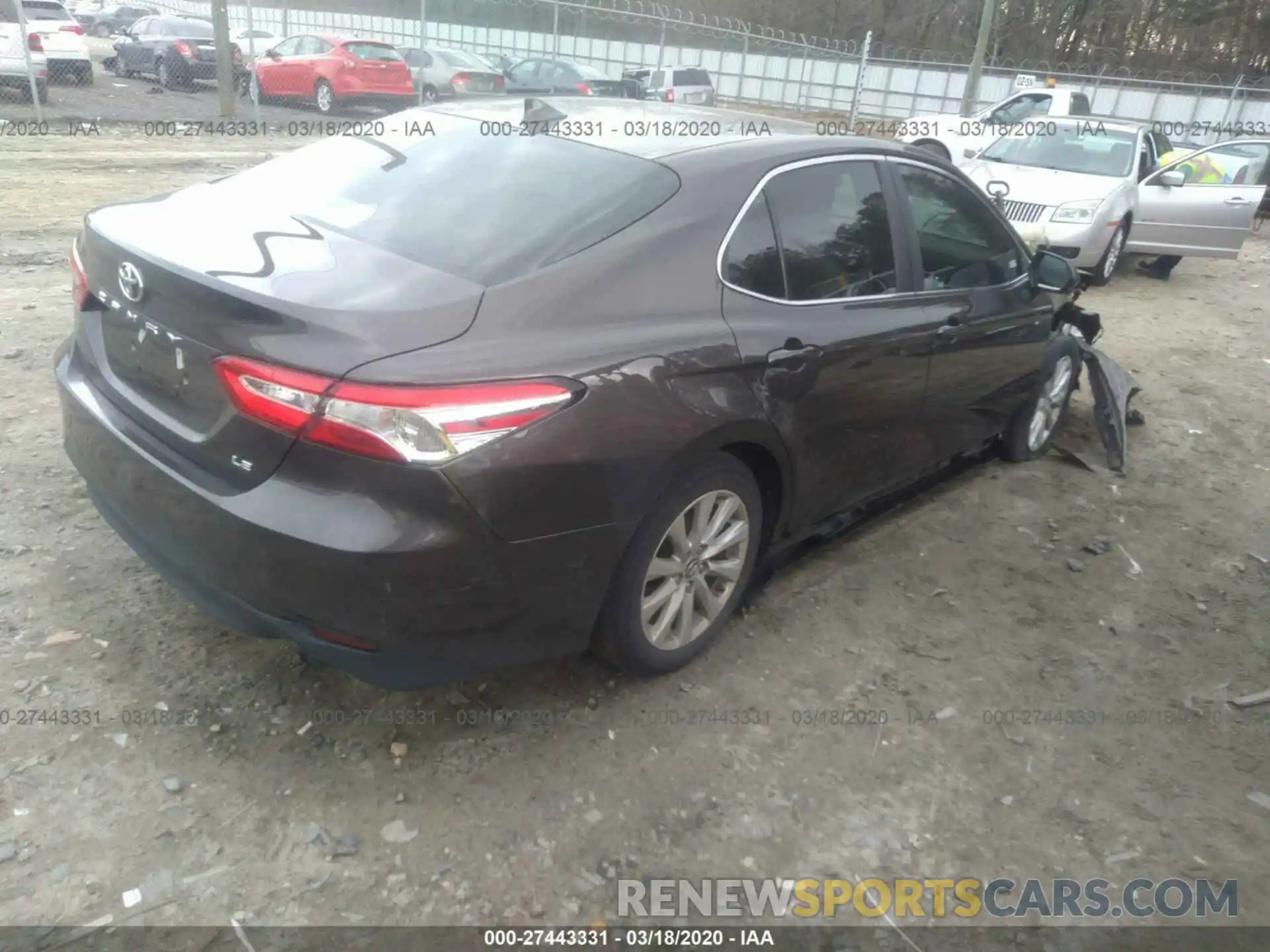 4 Photograph of a damaged car 4T1B11HK2KU699382 TOYOTA CAMRY 2019