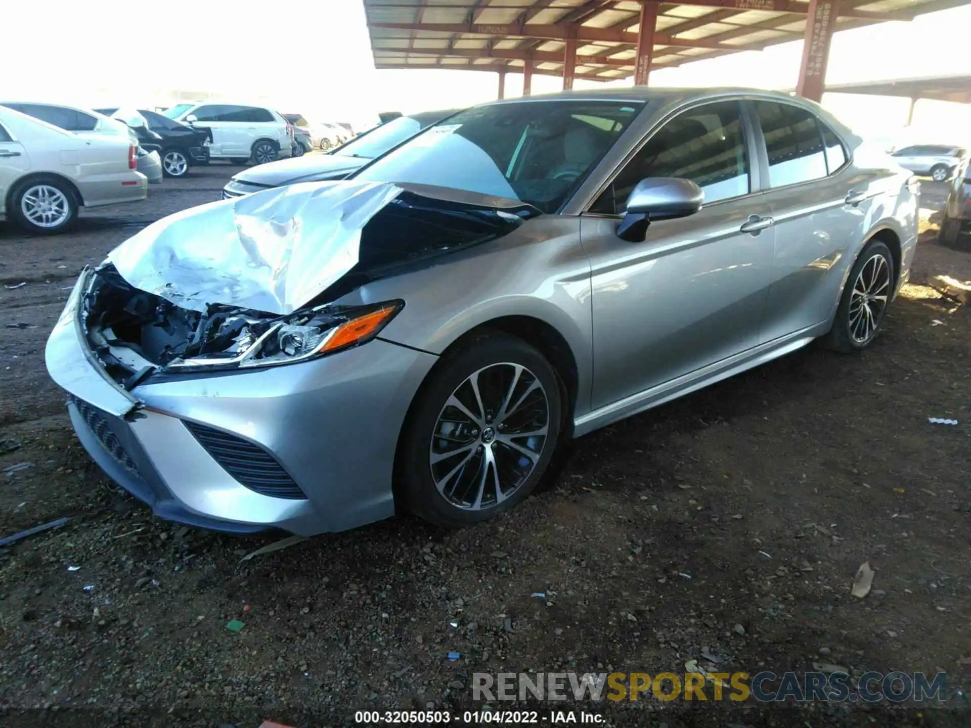 2 Photograph of a damaged car 4T1B11HK2KU701082 TOYOTA CAMRY 2019