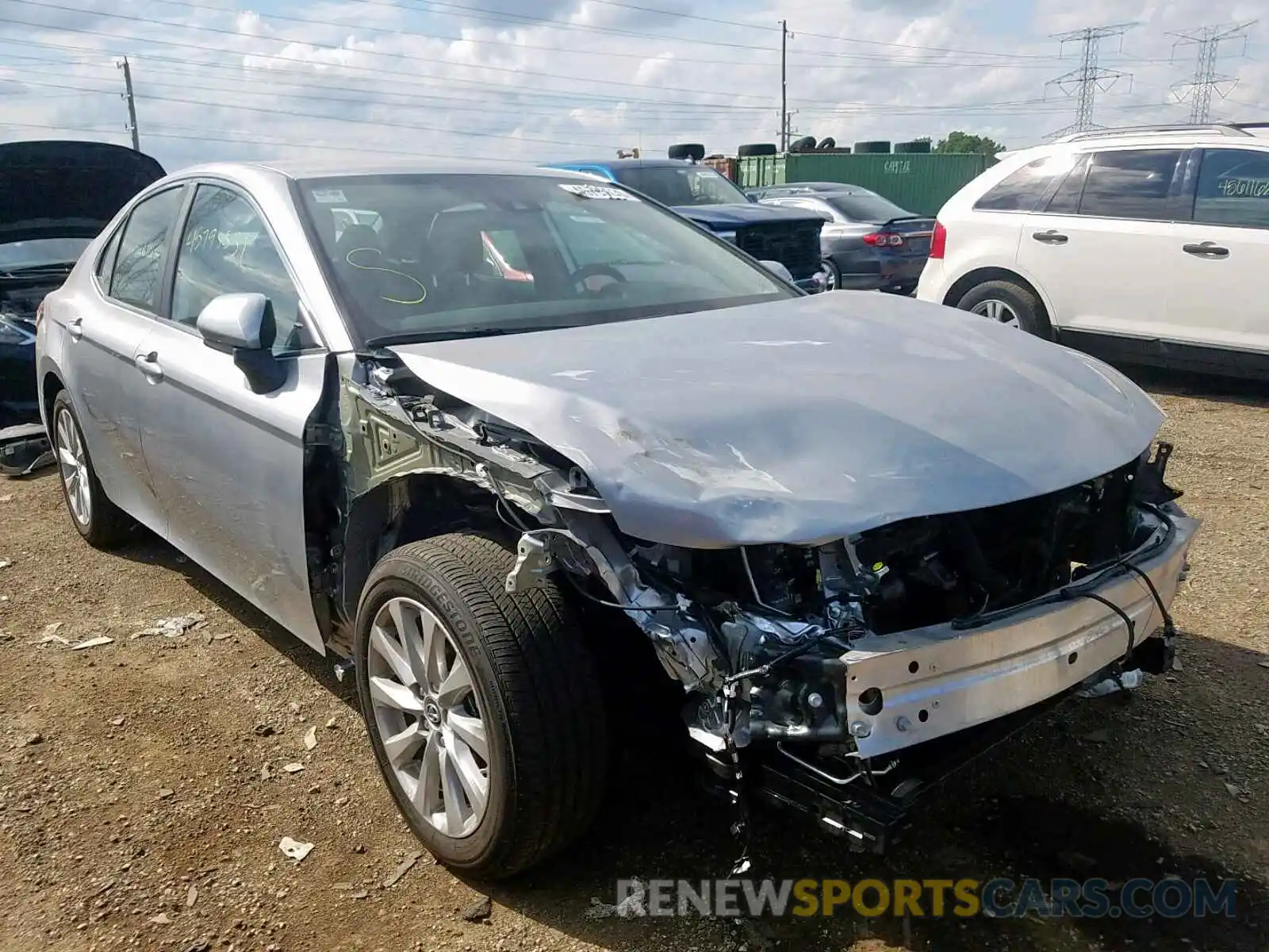 1 Photograph of a damaged car 4T1B11HK2KU701440 TOYOTA CAMRY 2019