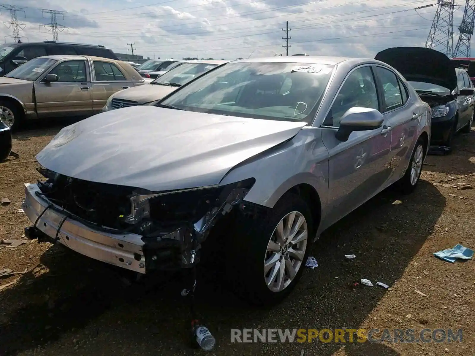 2 Photograph of a damaged car 4T1B11HK2KU701440 TOYOTA CAMRY 2019