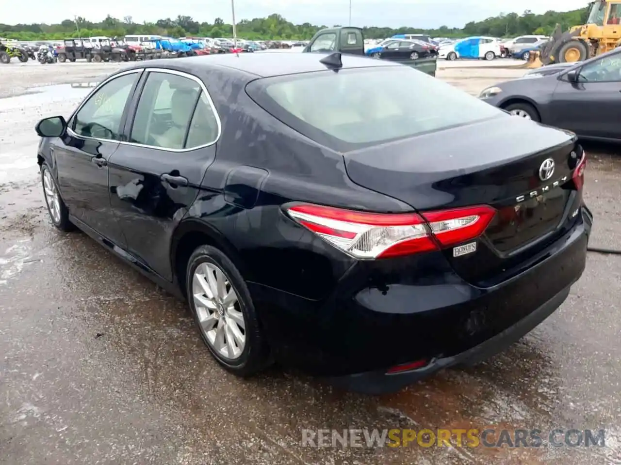 3 Photograph of a damaged car 4T1B11HK2KU704547 TOYOTA CAMRY 2019