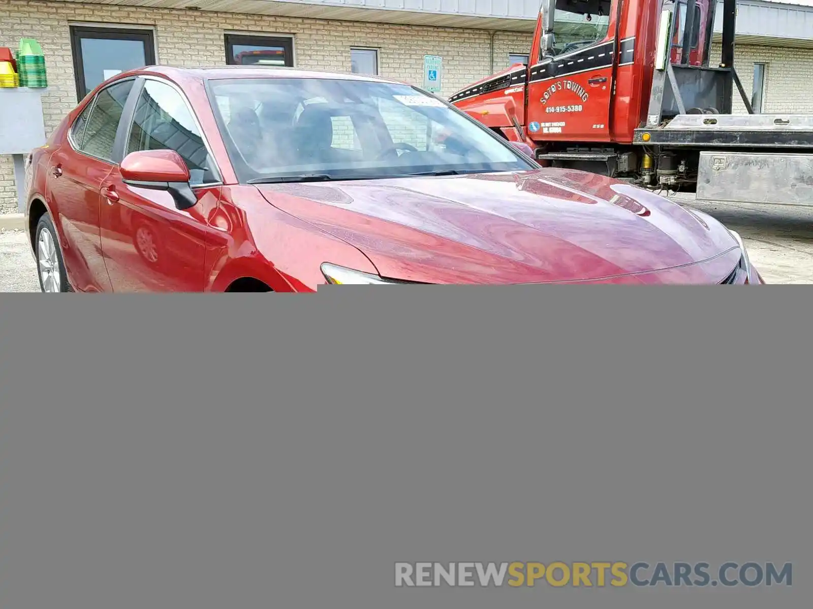 1 Photograph of a damaged car 4T1B11HK2KU704595 TOYOTA CAMRY 2019