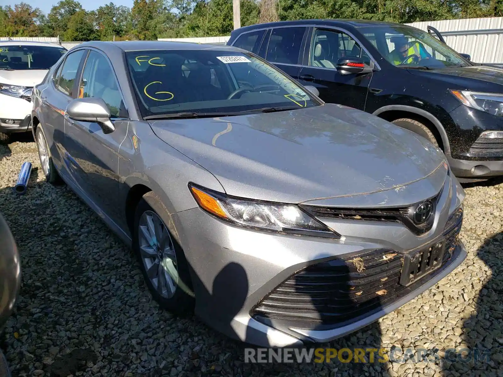 1 Photograph of a damaged car 4T1B11HK2KU705505 TOYOTA CAMRY 2019