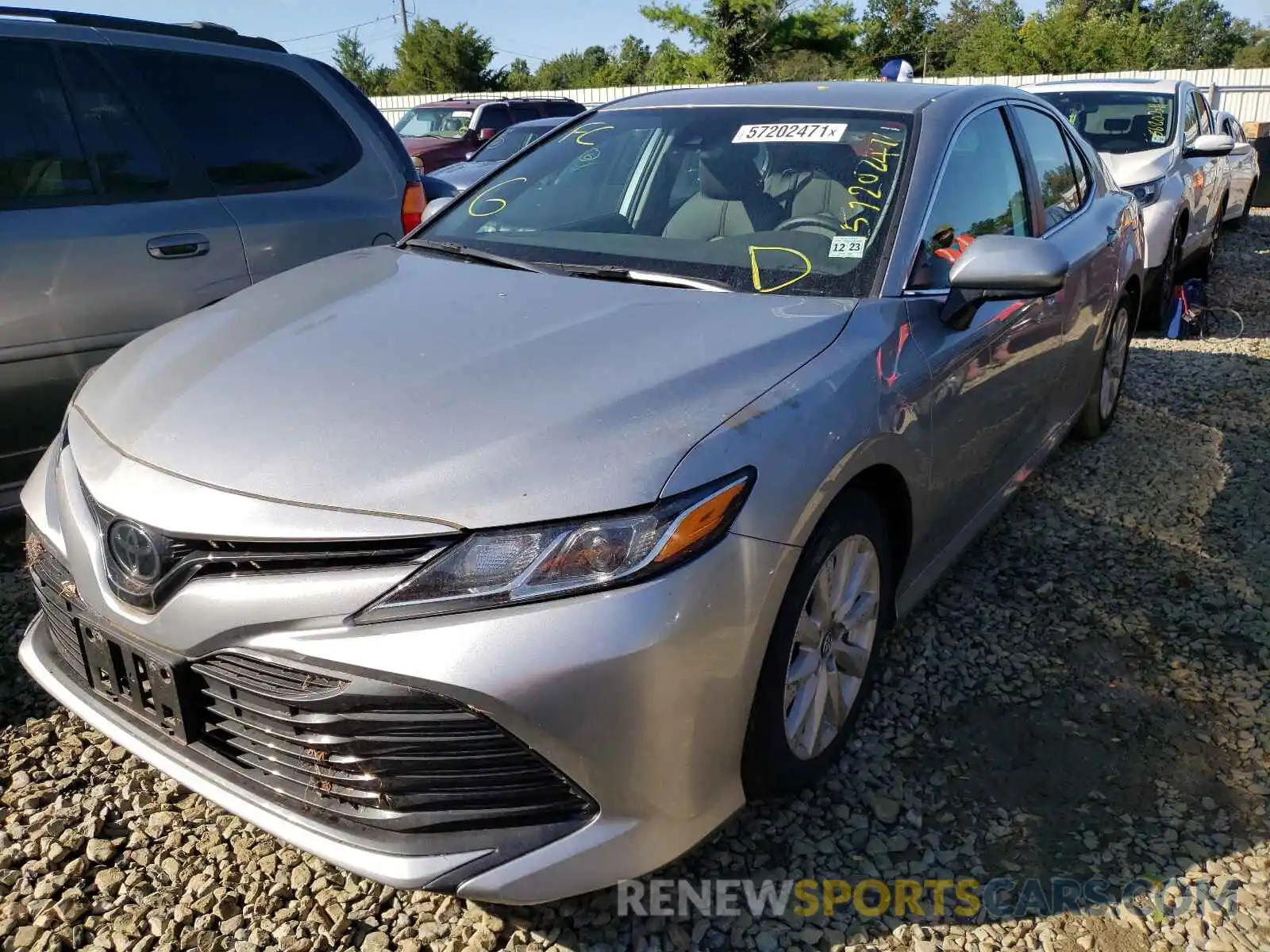 2 Photograph of a damaged car 4T1B11HK2KU705505 TOYOTA CAMRY 2019