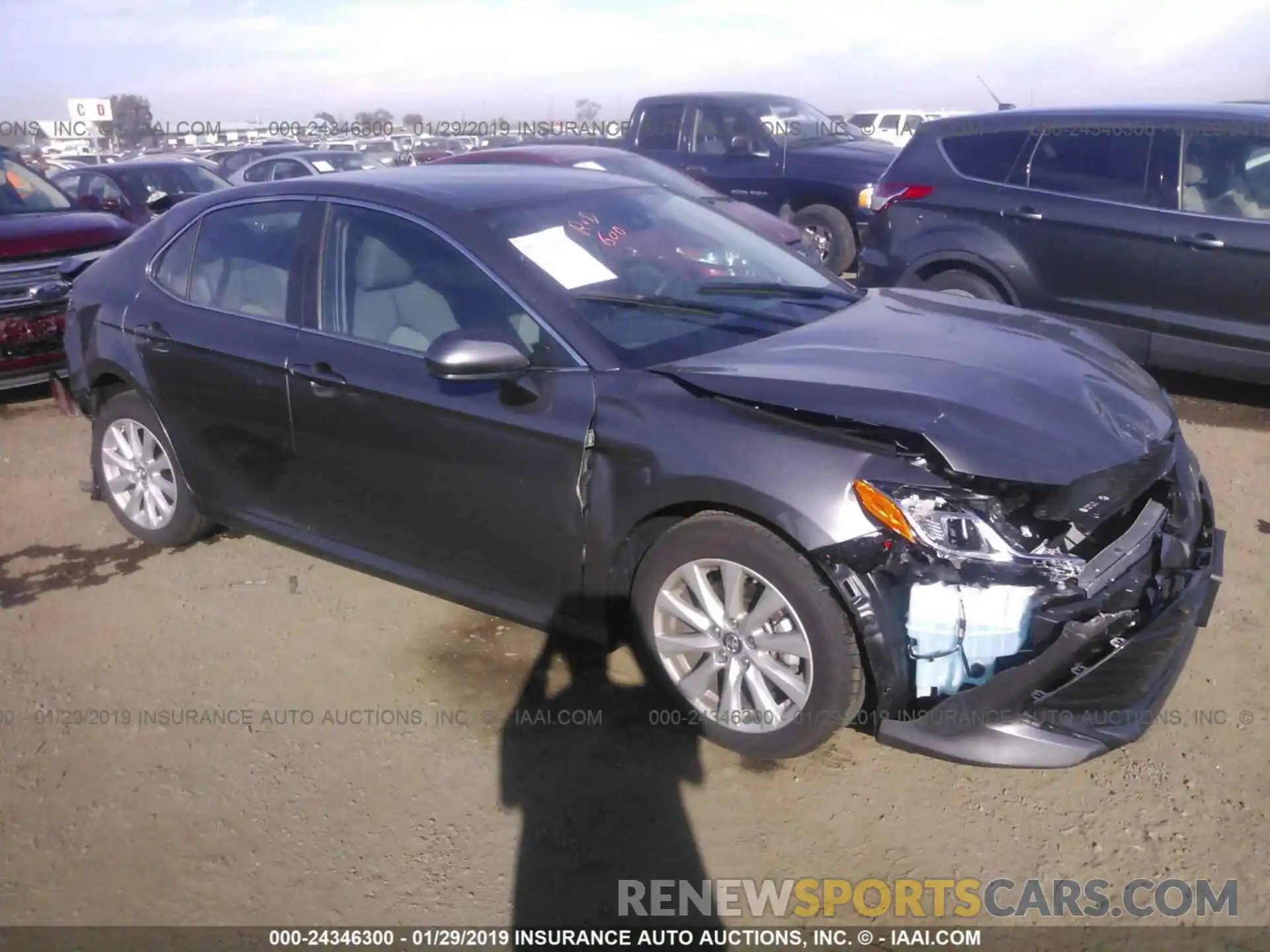 1 Photograph of a damaged car 4T1B11HK2KU706413 TOYOTA CAMRY 2019