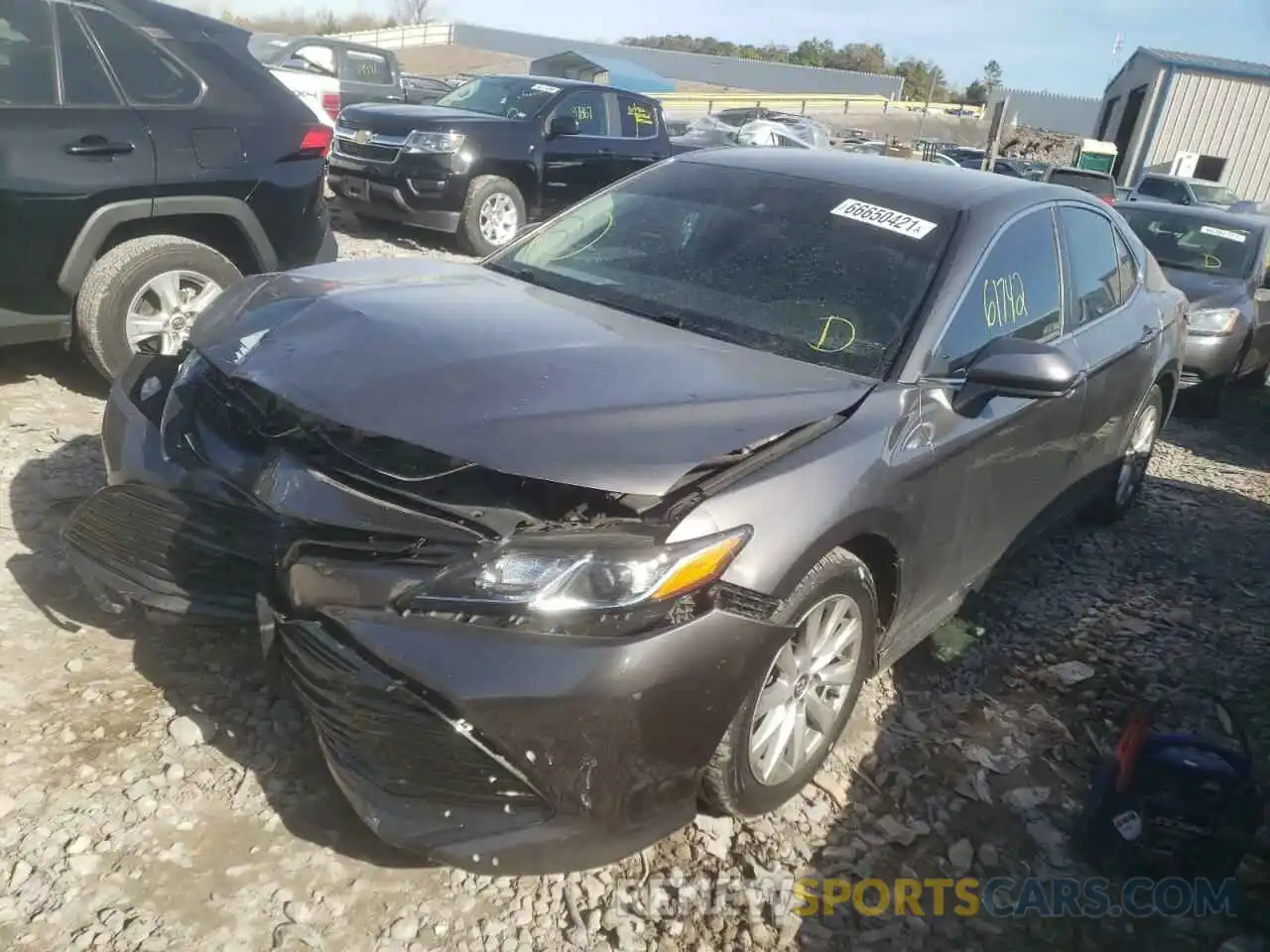 2 Photograph of a damaged car 4T1B11HK2KU706914 TOYOTA CAMRY 2019