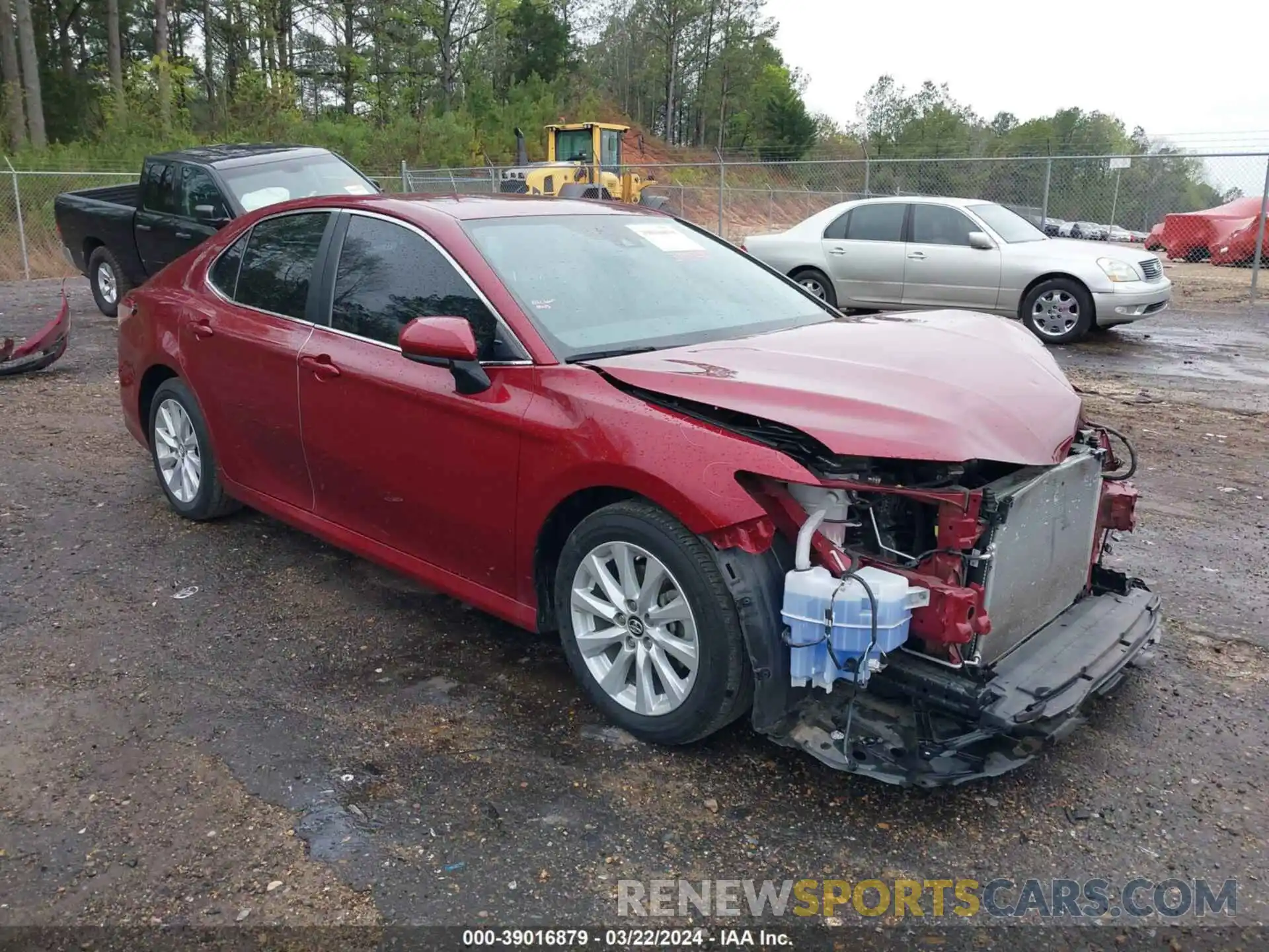 1 Photograph of a damaged car 4T1B11HK2KU708937 TOYOTA CAMRY 2019