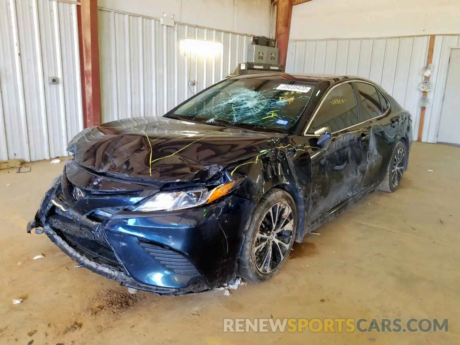 2 Photograph of a damaged car 4T1B11HK2KU708971 TOYOTA CAMRY 2019