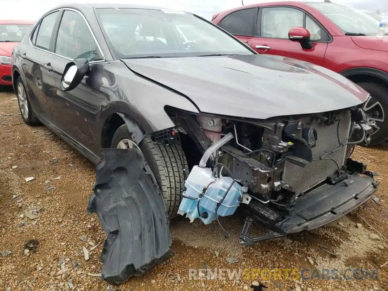 1 Photograph of a damaged car 4T1B11HK2KU710350 TOYOTA CAMRY 2019