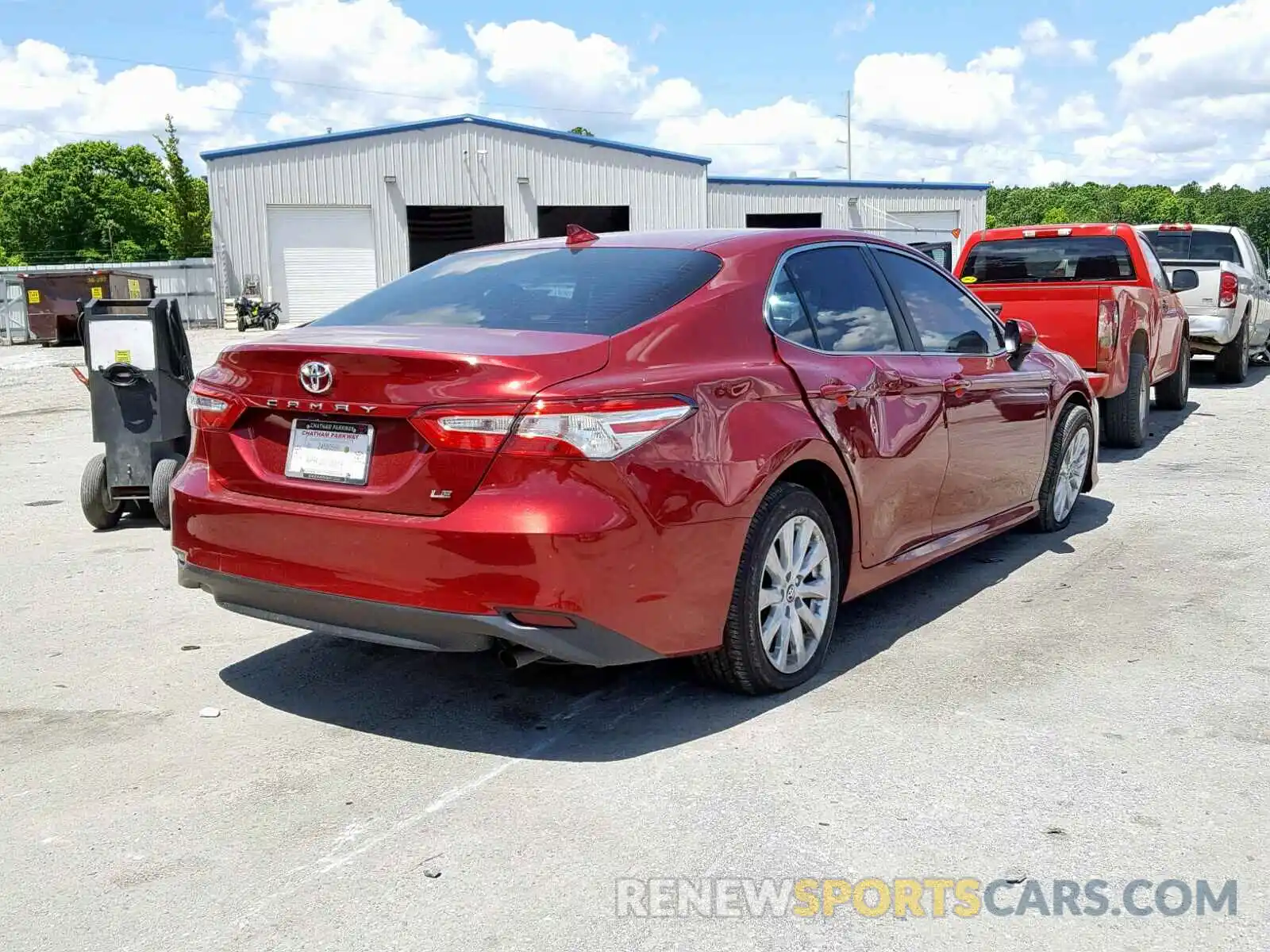 4 Photograph of a damaged car 4T1B11HK2KU711983 TOYOTA CAMRY 2019