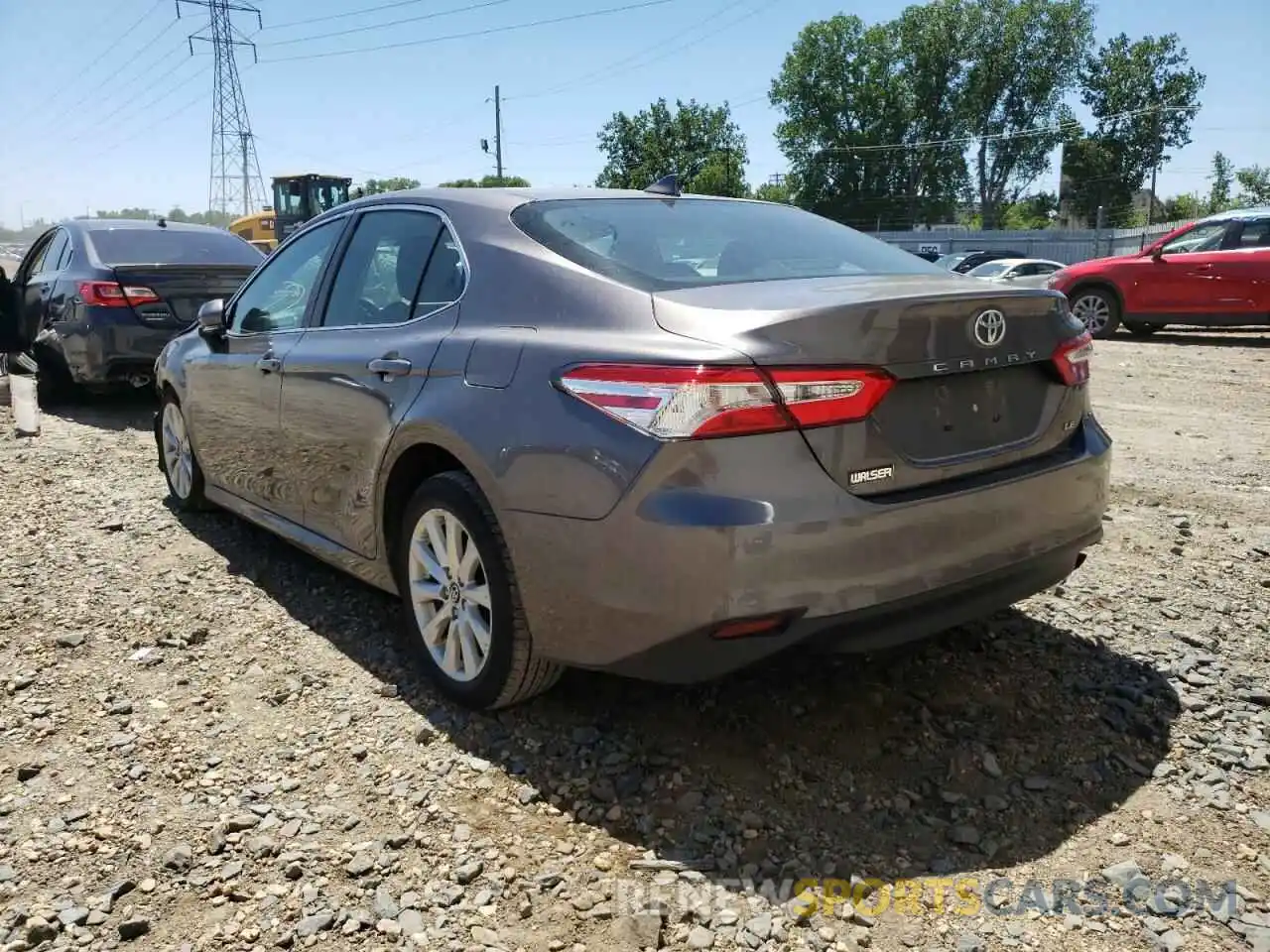 3 Photograph of a damaged car 4T1B11HK2KU713068 TOYOTA CAMRY 2019