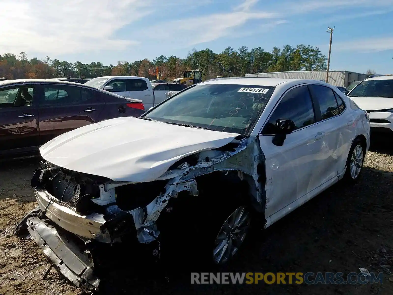 2 Photograph of a damaged car 4T1B11HK2KU716035 TOYOTA CAMRY 2019