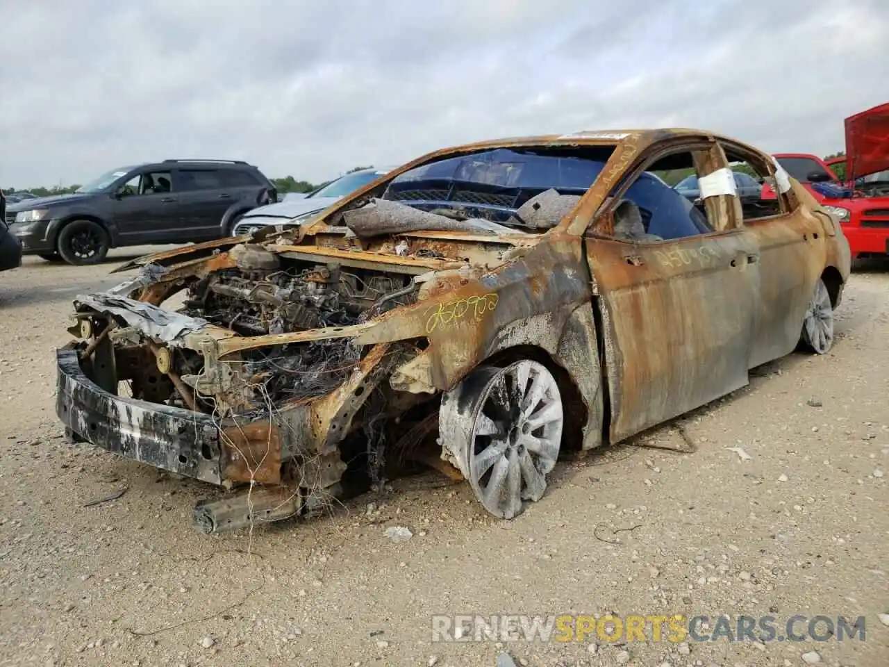 2 Photograph of a damaged car 4T1B11HK2KU716553 TOYOTA CAMRY 2019