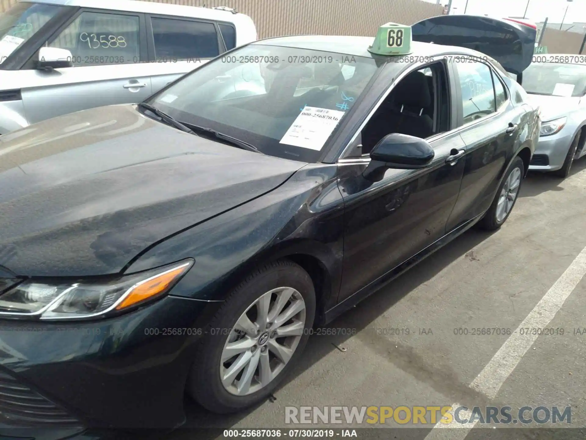 2 Photograph of a damaged car 4T1B11HK2KU716651 TOYOTA CAMRY 2019