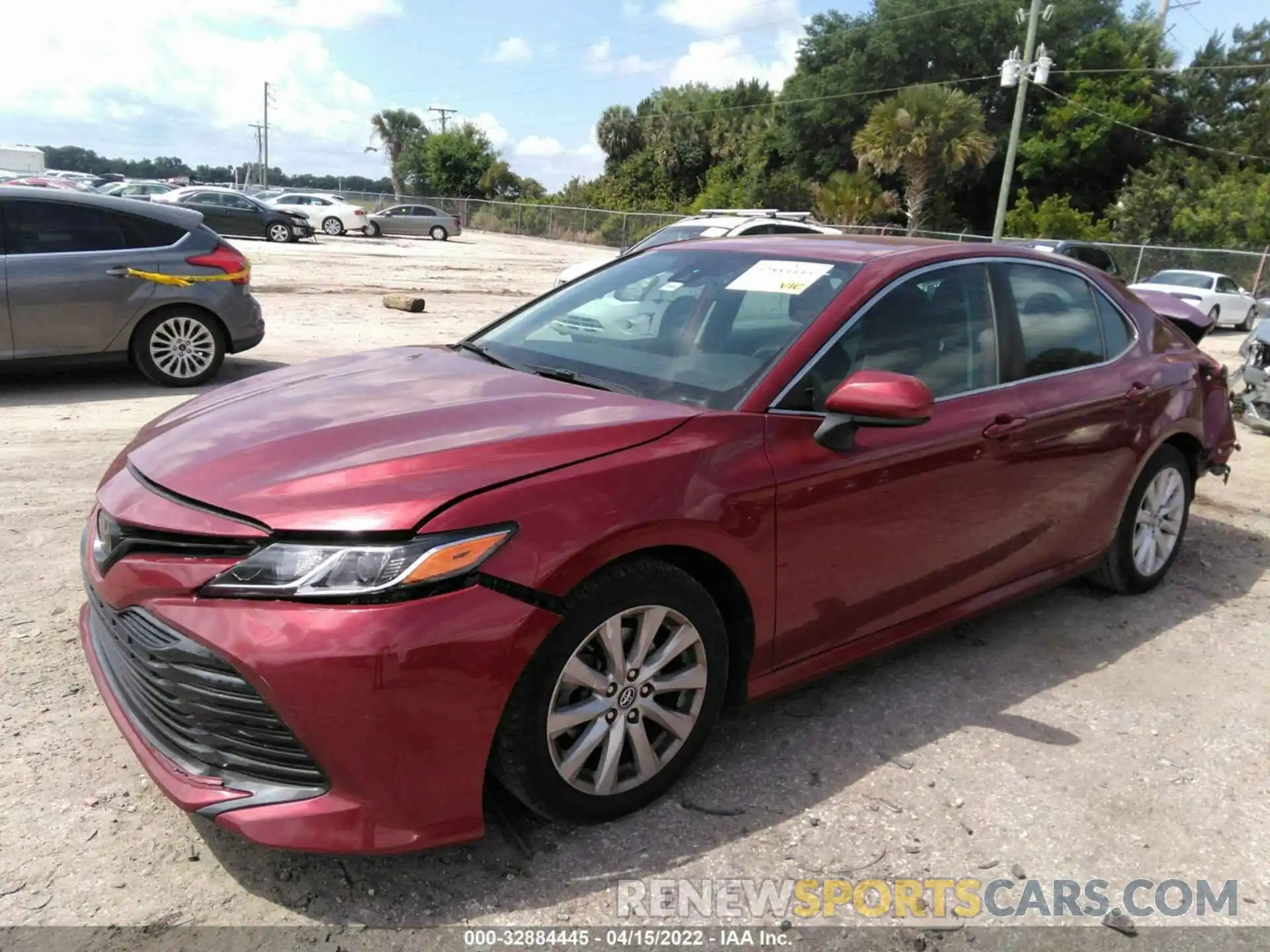 2 Photograph of a damaged car 4T1B11HK2KU718688 TOYOTA CAMRY 2019