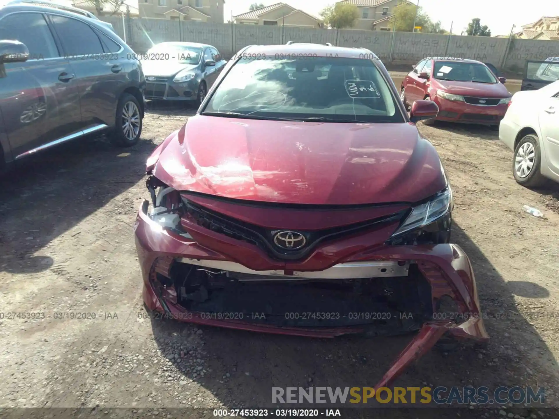 6 Photograph of a damaged car 4T1B11HK2KU719159 TOYOTA CAMRY 2019