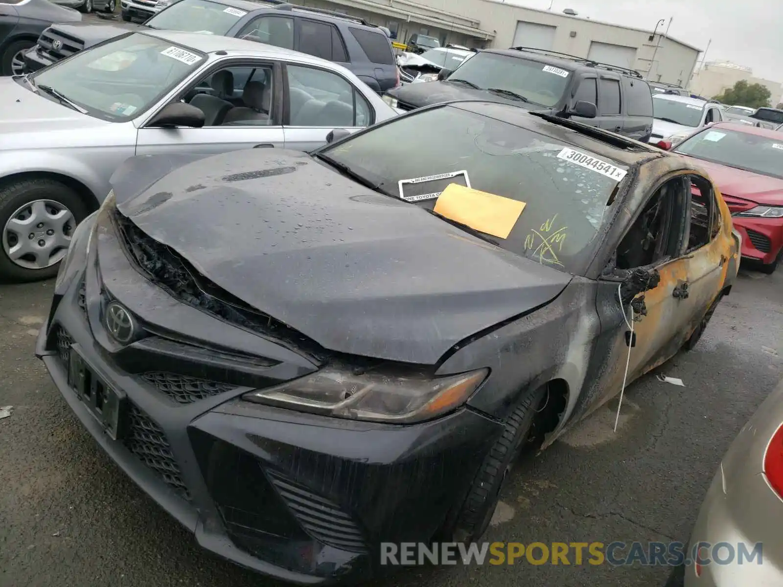 2 Photograph of a damaged car 4T1B11HK2KU720084 TOYOTA CAMRY 2019