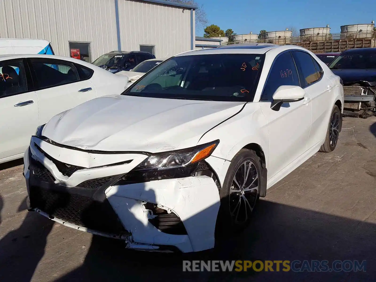 2 Photograph of a damaged car 4T1B11HK2KU720294 TOYOTA CAMRY 2019