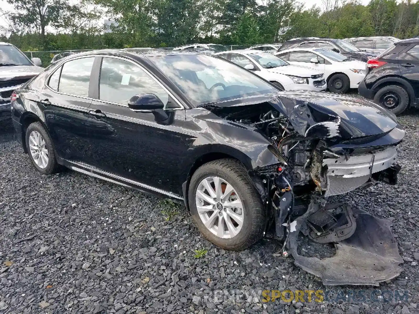 1 Photograph of a damaged car 4T1B11HK2KU720764 TOYOTA CAMRY 2019