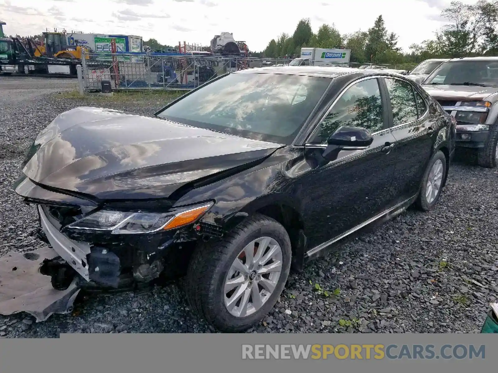 2 Photograph of a damaged car 4T1B11HK2KU720764 TOYOTA CAMRY 2019