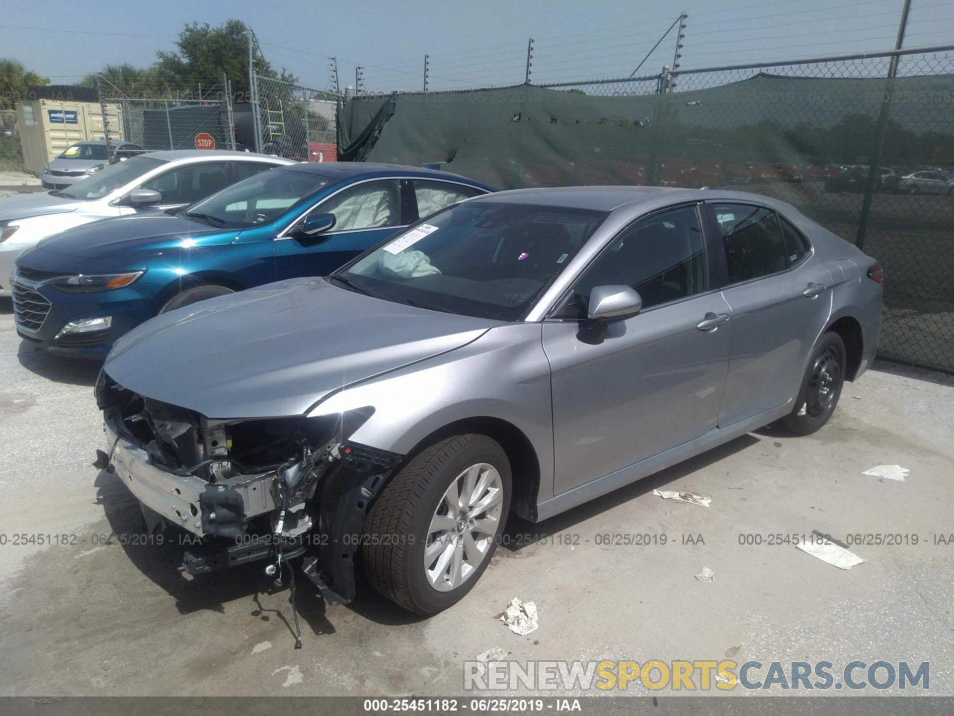 2 Photograph of a damaged car 4T1B11HK2KU720778 TOYOTA CAMRY 2019