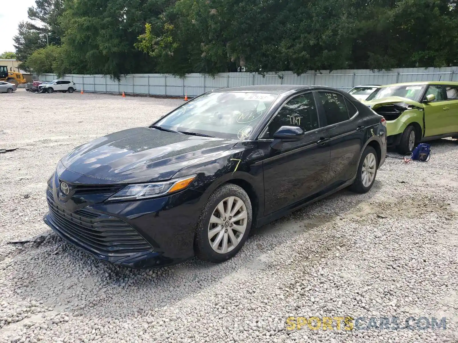 2 Photograph of a damaged car 4T1B11HK2KU720845 TOYOTA CAMRY 2019