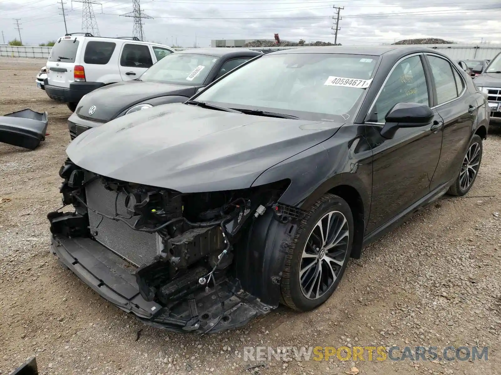 2 Photograph of a damaged car 4T1B11HK2KU723549 TOYOTA CAMRY 2019