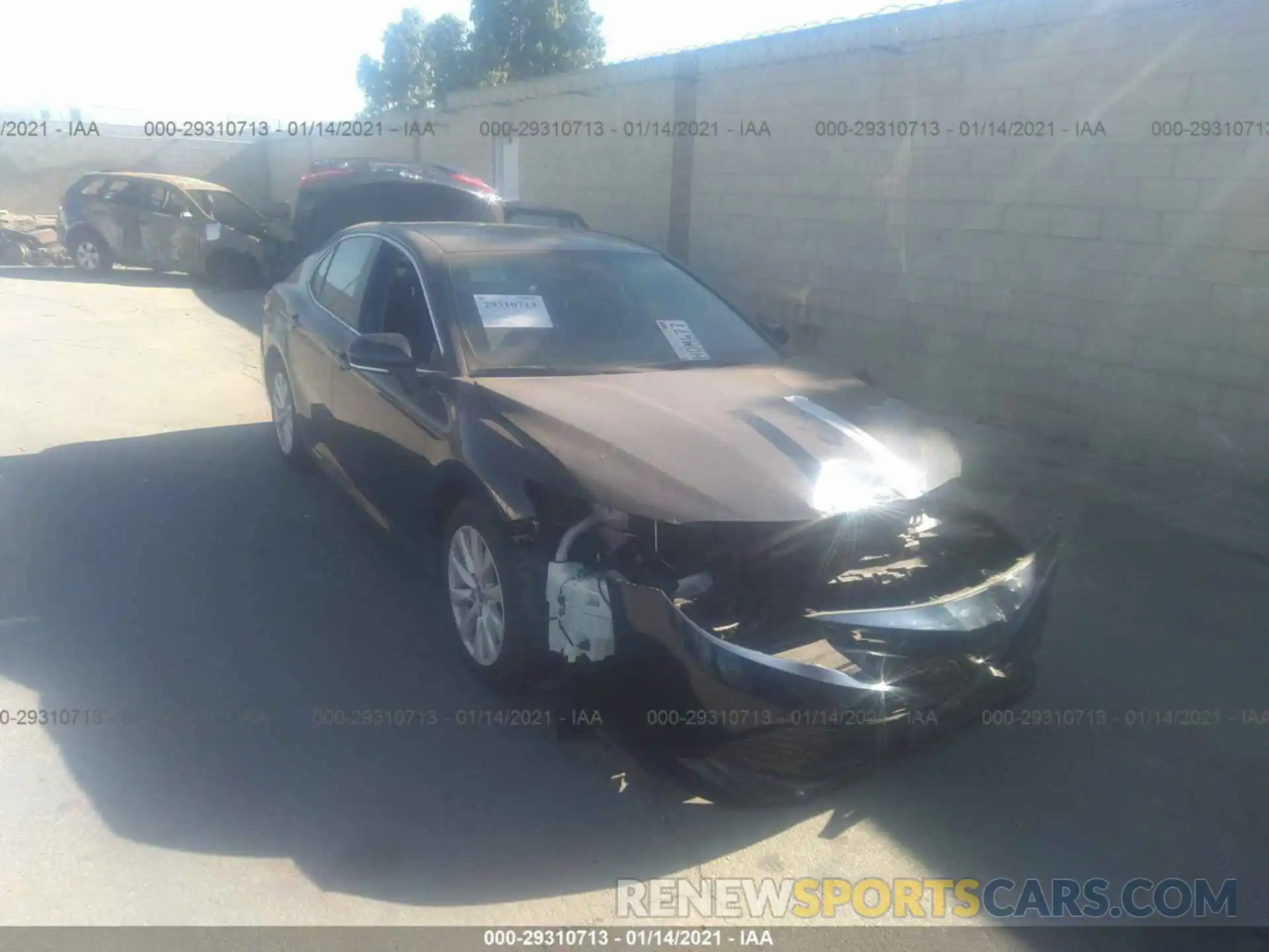 1 Photograph of a damaged car 4T1B11HK2KU724152 TOYOTA CAMRY 2019