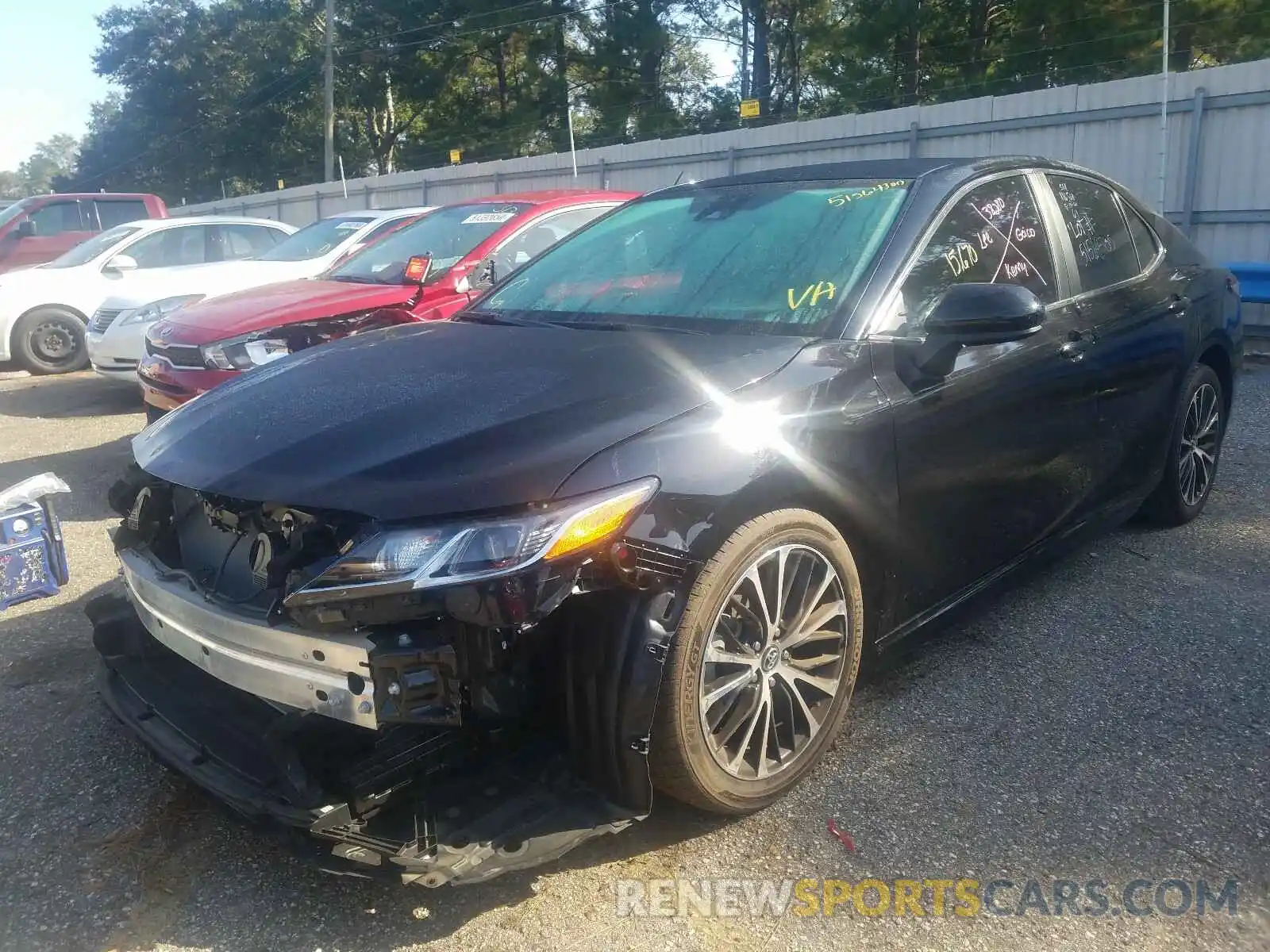 2 Photograph of a damaged car 4T1B11HK2KU728055 TOYOTA CAMRY 2019