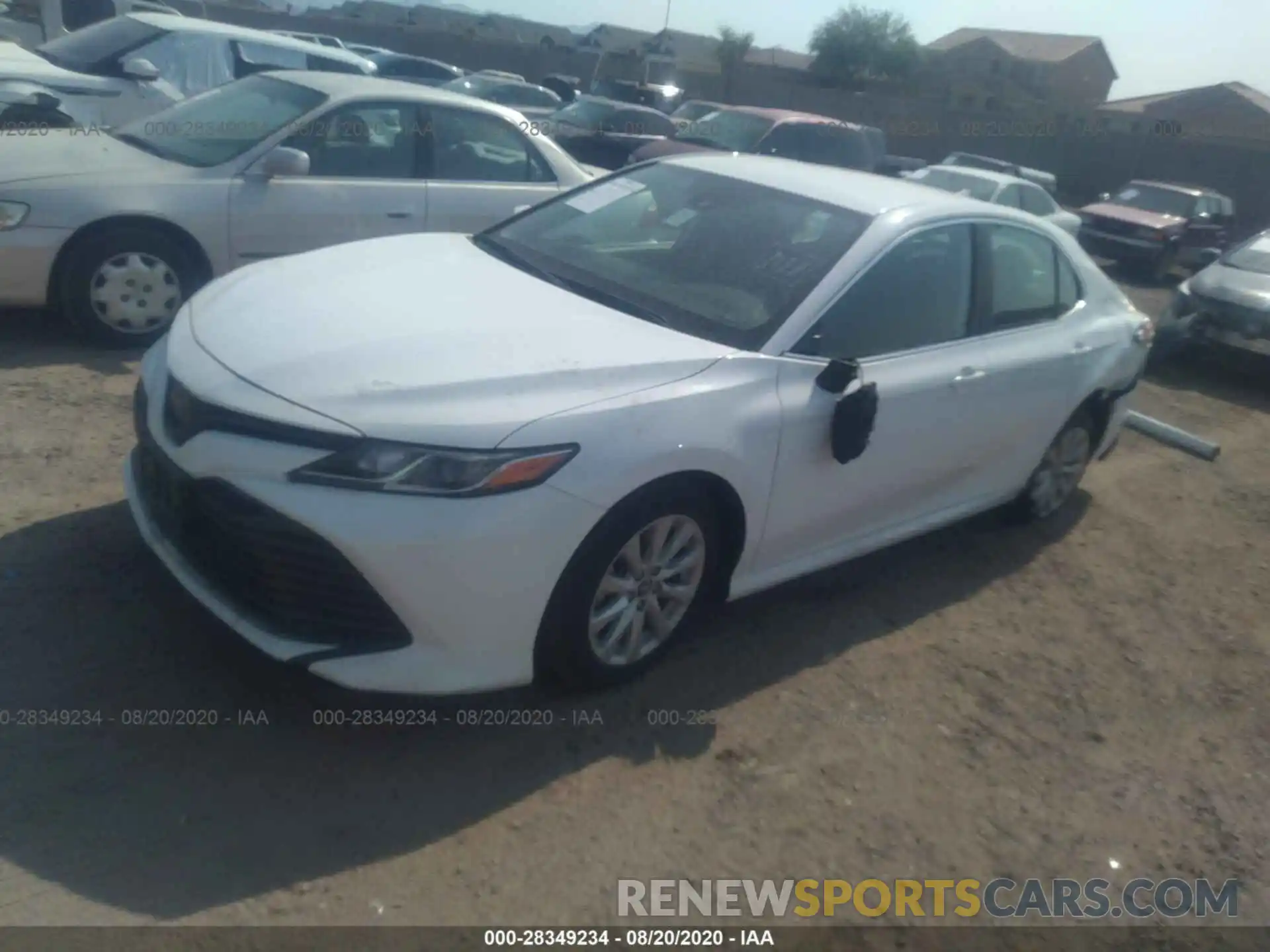 2 Photograph of a damaged car 4T1B11HK2KU729058 TOYOTA CAMRY 2019