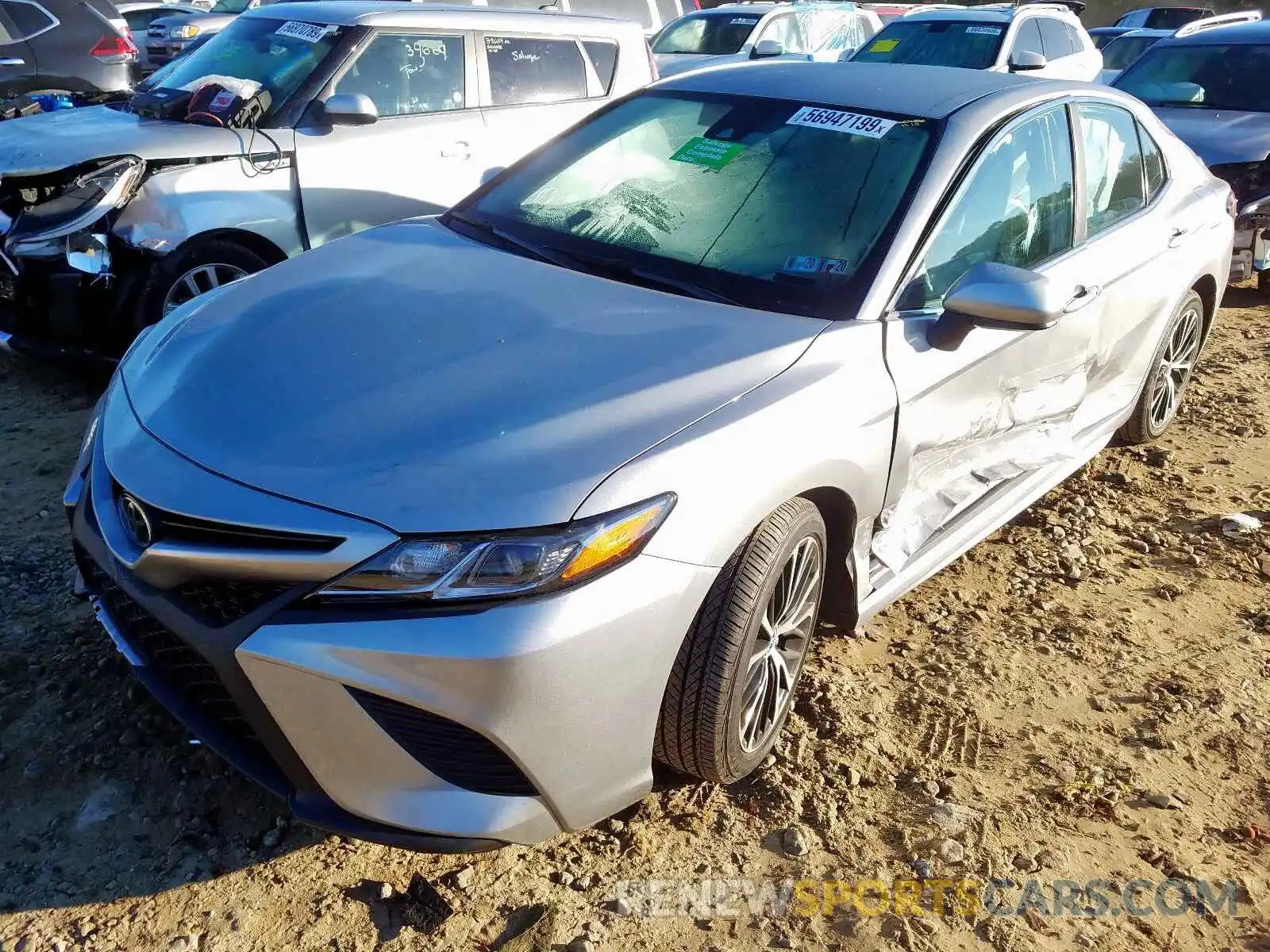 2 Photograph of a damaged car 4T1B11HK2KU729643 TOYOTA CAMRY 2019