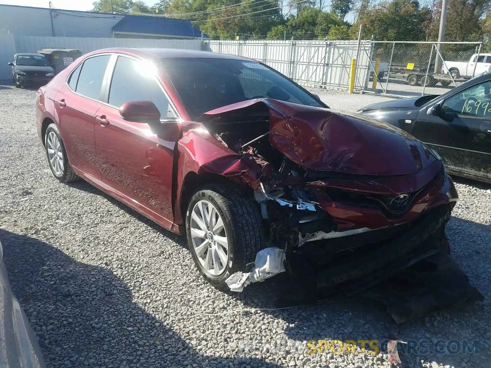 1 Photograph of a damaged car 4T1B11HK2KU731943 TOYOTA CAMRY 2019