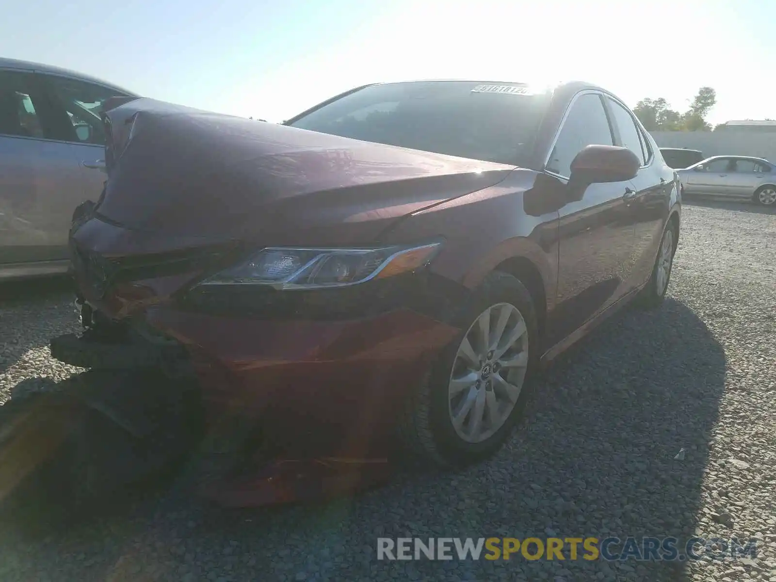 2 Photograph of a damaged car 4T1B11HK2KU731943 TOYOTA CAMRY 2019