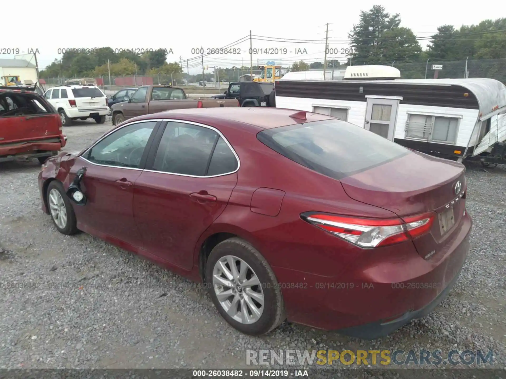 3 Photograph of a damaged car 4T1B11HK2KU733028 TOYOTA CAMRY 2019