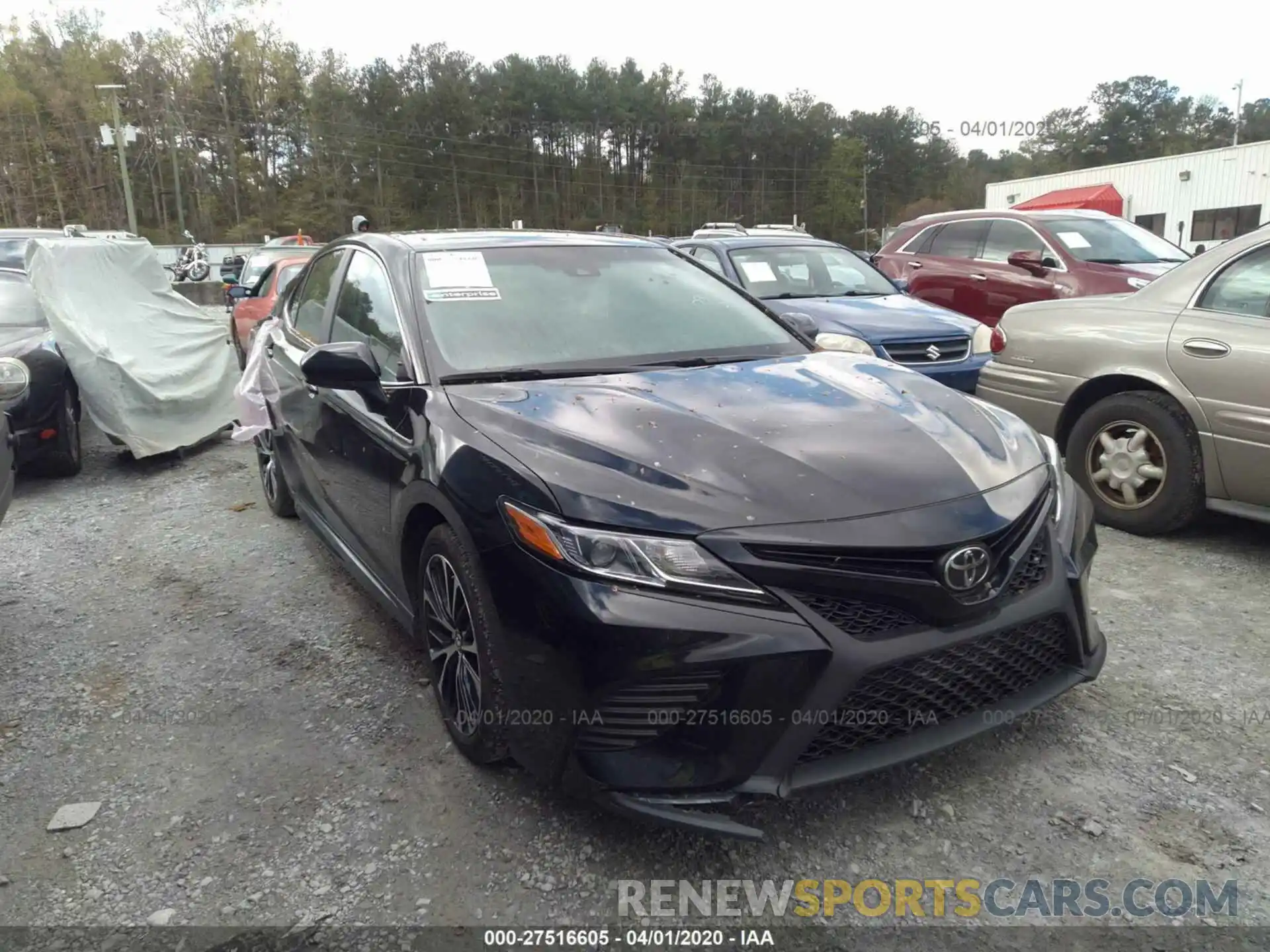 1 Photograph of a damaged car 4T1B11HK2KU733286 TOYOTA CAMRY 2019