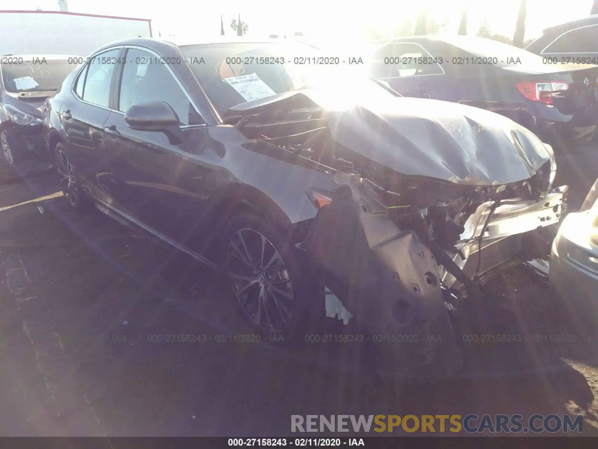 1 Photograph of a damaged car 4T1B11HK2KU735846 TOYOTA CAMRY 2019