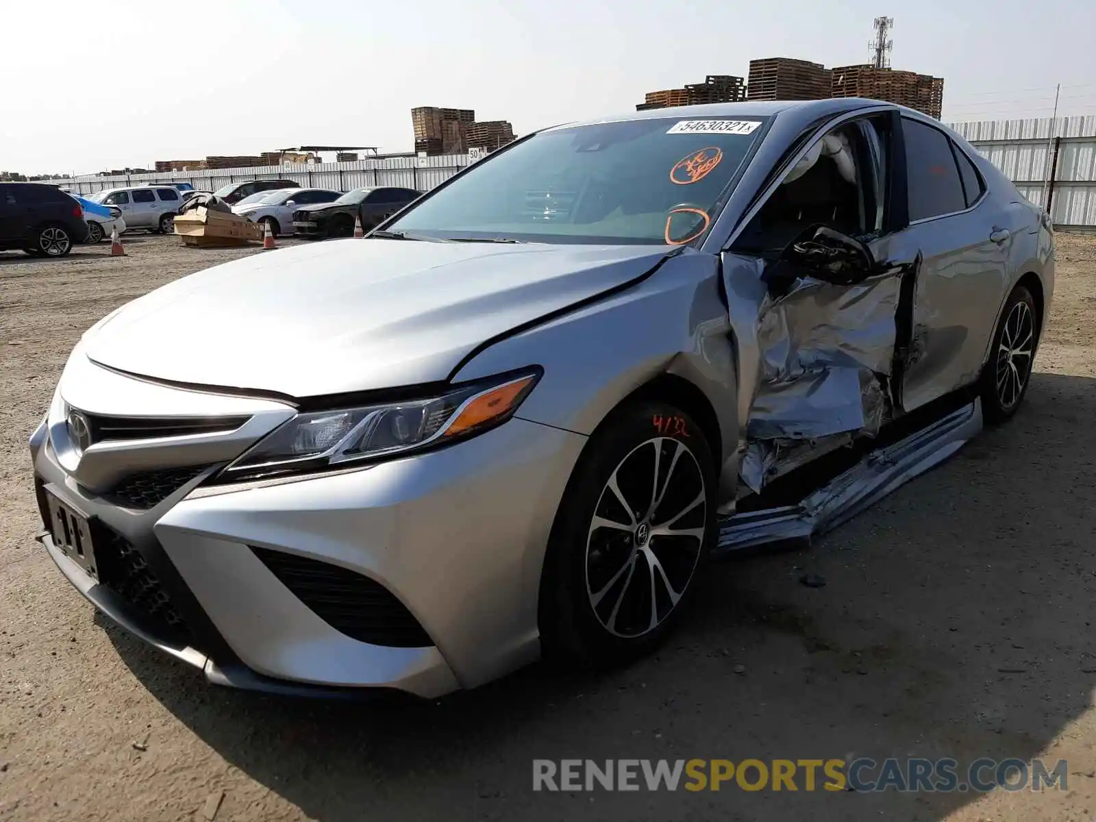 2 Photograph of a damaged car 4T1B11HK2KU737029 TOYOTA CAMRY 2019