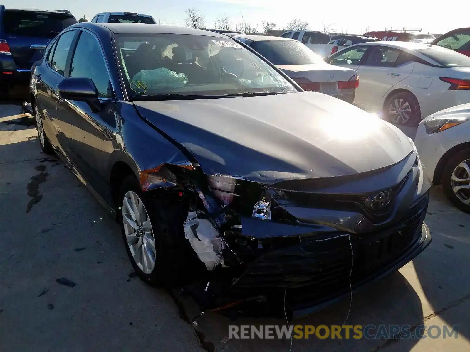 1 Photograph of a damaged car 4T1B11HK2KU742599 TOYOTA CAMRY 2019