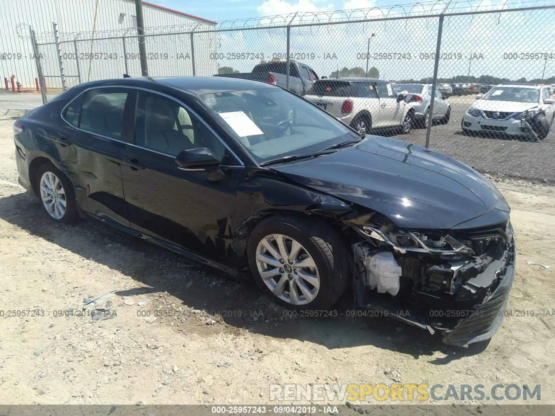 1 Photograph of a damaged car 4T1B11HK2KU743008 TOYOTA CAMRY 2019