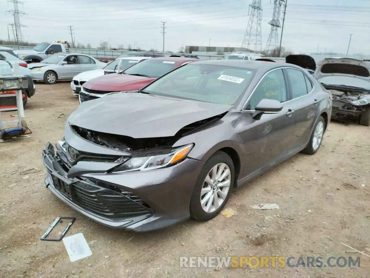 2 Photograph of a damaged car 4T1B11HK2KU744417 TOYOTA CAMRY 2019